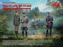 ICM 1:24 24024 Type G4 with MG 34 and German Staff Personnel