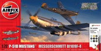 Airfix 1:72 A50193 P-51D Mustang vs Bf109F-4 Dogfight Double