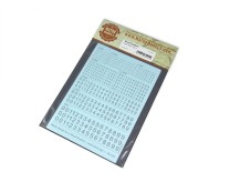 Matho Models  80001 Decal Numbers - small, black, type 1