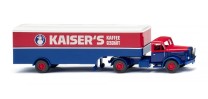 *Wiking H0 1/87 051328 Henschel Koffersattelzug Kaiser's Kaffee - NEU