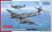 Special Hobby 1:72 100-SH72201 Westland Whirlwind FB Mk.I Fighter Bombe