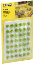 NOCH H0/TT/N 7034 Grasbüschel Mini-Set “Feldpflanzen”, grün, 42 Stück, 6 mm