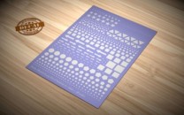 Matho Models  80039 Decal Symbols A - white