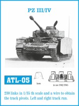 Friulmodel 1:35 ATL-005 Tracks for Pz III (H-K) / Pz IV (F-J)