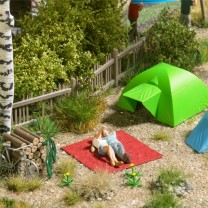Busch H0 79820 Action Set: Zeltromantik -NEU