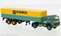 Brekina 1/87 83253 Magirus 310 D 16 PP-Sattelzug, 1974, Schenker, 1:87