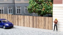 Noch H0 14213 Bretterwand 37,2 cm lang, 2,4 cm hoch