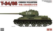 Rye Field Model 1:35 5059 T-34/85 No.183 Factory Chinese Volunteer