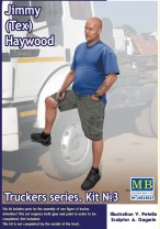 Master Box Ltd. 1:24 24043 Jimmy (Tex) Haywood,Truckers series Kit3