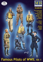 Master Box Ltd. 1:32 3201 Famous WWII pilots set