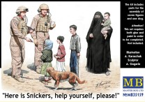 Master Box Ltd. 1:35 35159 Here is Snickers help yourself, please