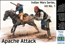 Master Box Ltd. 1:35 35188 Apache Attack,Indian Wars Series,kit No1