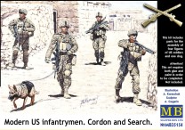 Master Box Ltd. 1:35 35154 Modern U.S.infantrymen. Cordon and Searc