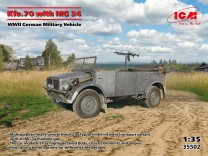 ICM 1:35 35502 Kfz.70 with MG 34, WWII German Military Vehicle