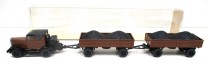 Wiking 1/87 3500 Hanomag ST100 + 2 Anhänger Kohle OVP (Spur H0) (11-10k)
