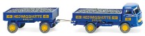 *Wiking H0 1/87 043402 Pritschenhängerzug (MB LP 321) "Hedwigshütte"- NEU OVP 