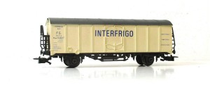 Spur H0 Rivarossi 2084 Kühlwagen Interfrigo FS Italia OVP (0106E)