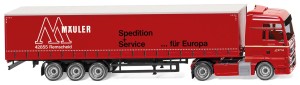 Wiking H0 1/87 053707 MAN TGX Euro 6 Gardinenplanenzug Mäuler - OVP NEU