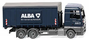 Wiking H0 1/87  067204 LKW MAN TGX Euro 6 Abrollcontainer "Alba Rohstoffe" - OVP NEU