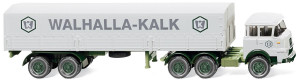Wiking H0 1/87 048801 Krupp 806 Pritschensattelzug Walhalla Kalk - NEU