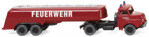 Wiking H0 1/87 086142 MAN LKW Feuerwehr - Großtanklöschfahrzeug NEU OVP