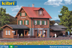 Kibri N 37704 Bausatz Bahnhof Unterlenningen - OVP NEU