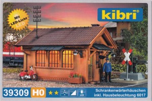 Kibri H0 39309 Bausatz Schrankenwärterhäuschen incl. Hausbeleuchtung - OVP NEU