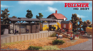 Vollmer H0 3631 Bausatz Güterrampe / Lderampe überdacht - OVP NEU