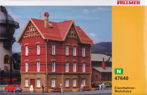 Vollmer N 47640 Bausatz Eisenbahner-Wohnhaus - OVP NEU