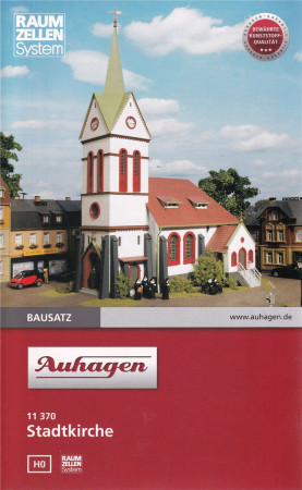 Auhagen H0 11370 Bausatz Stadtkirche mit Spitzdachturm - OVP NEU