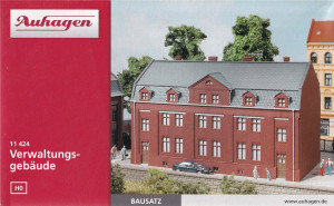Auhagen H0 11424 Bausatz Verwaltungsgebäude (Backstein) - OVP NEU