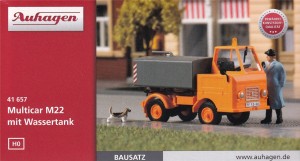 Auhagen H0 41657 Bausatz Multicar M22 mit Wassertank - OVP NEU