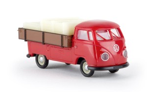 Brekina H0 1/87 32974 VW T1b Pritsche rot  - OVP NEU