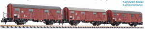 Liliput N L260132 3x Güterwagen Bremserbühne Gos 245 DB Ep.IV - OVP NEU