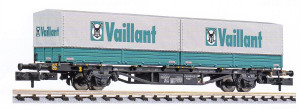 Liliput N L265223 Containertragwagen DB Wechselpritschen Vaillant Ep.IV -OVP NEU