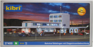 Kibri N 37400 Bausatz Bahnhof Böblingen mit Etagenbeleuchtung - OVP NEU
