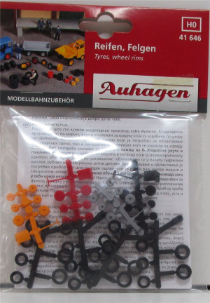 Auhagen H0 41646 Bausatz Reifen, felgen - OVP NEU