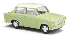 Busch H0 53106 Trabant P601 Limousine, Grün/weißes Dach - NEU