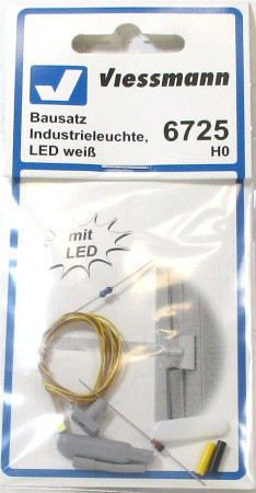 Viessmann 6725 H0 Bausatz Industrie-Leuchte LED weiss OVP - NEU