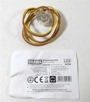 Brawa 94700 LED-Beleuchtungssockel  160° warmweiß - OVP NEU - 