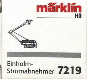 Märklin H0 Ersatzteil 7219 Einholm-Stromabnehmer schwarz 1 Stück - OVP NEU