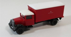 Spur H0 Wiking 1/87 Mercedes Koffer-LKW der Post (22/45)