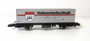 Spur Z Märklin Containerwagen Hohenstaufen Göppingen Jahreswagen 93/94 (5615E)