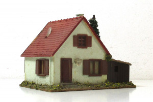 Spur H0 Fertigmodell (1) Wohnhaus/Siedlungshaus (0071E)