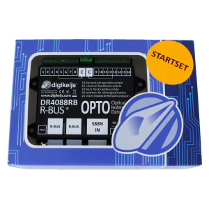 Digikeijs  DR4088RB-OPTO_BOX Rückmelder digital DC Set 32 Melder Roco - OVP NEU
