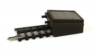 Minitrix N 14976 Oldtimer-Prellbock mit Gleis L=50mm - 1 Stück