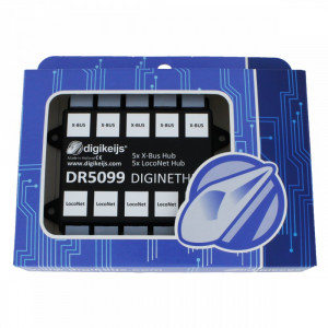 Digikeijs DR5099 Netzwerk Hub Verteiler digital 5x Loconet + 5x X-Bus - OVP NEU