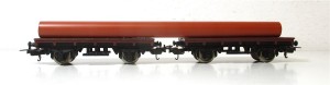 Lima H0 309039 Güterwagen Drehschemelwagen mit 3 Langrohren OVP (1157E)