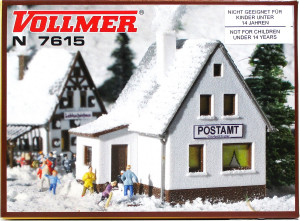 Vollmer N 47615 Bausatz Postamt Christkindl  - OVP NEU