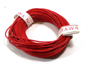 Kabel / Litze rot 10m 0,14mm² - verschiedene Marken (0,08€/m) (Z122)